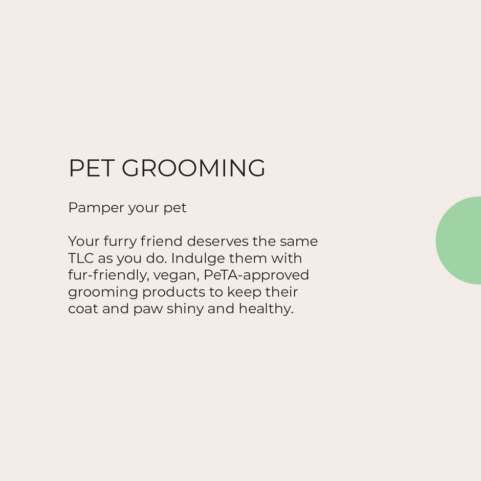 SNOOT India's Premier Vegan Pet Brand for your Dogs and Cats - Grooming