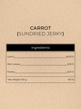 Load image into Gallery viewer, CARROT (Sundried Jerky)
