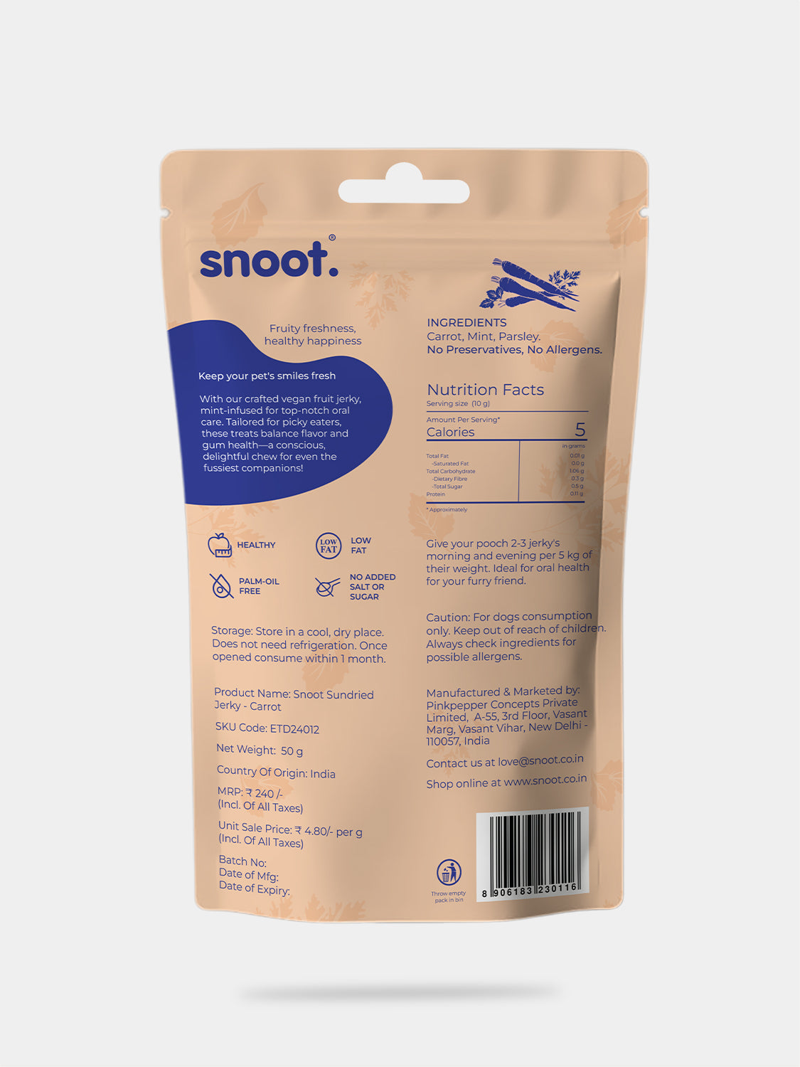 CARROT (Sundried Jerky)